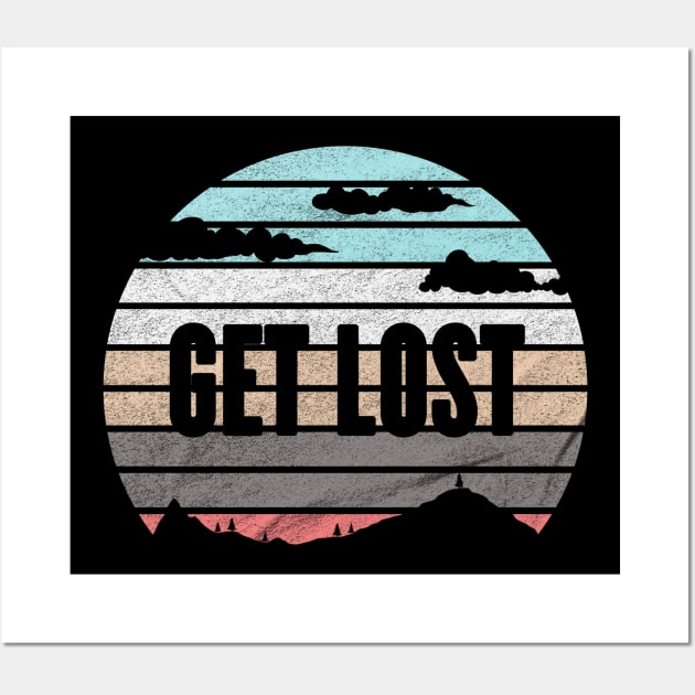 Nature Lovers - Get Lost Wall Art by karutees